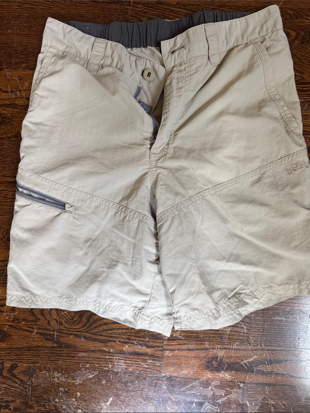 Men's Beige Outdoor Utility Shorts